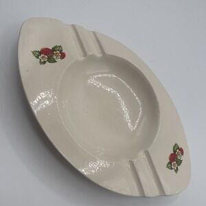 Vintage "JB" Oval Strawberry Ashtray 9"x 5.25"